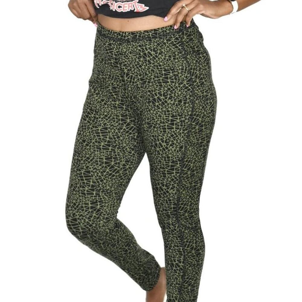 Relax Lynn Ritchie Pant Green Pull On Lagenlook Casual Elastic Waist Size Medium